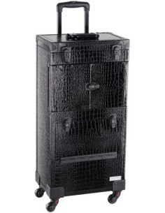 Frisørkuffert, sort,...