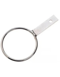 Hårtørrerholder med metalring