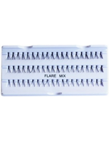 False Eyelashes Black Implants 3 Lengths 1g