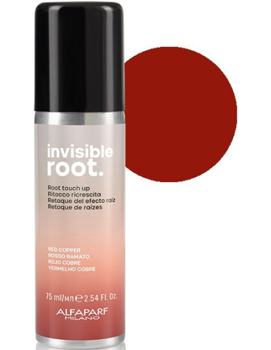 INVISIBLE ROOT Root Touch Up sprejs ataugušo matu sakņu tonēšanai, TONIS SARKANAIS VARŠ, 75ml