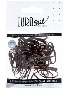 Hårbånd, brune, 50 stk.