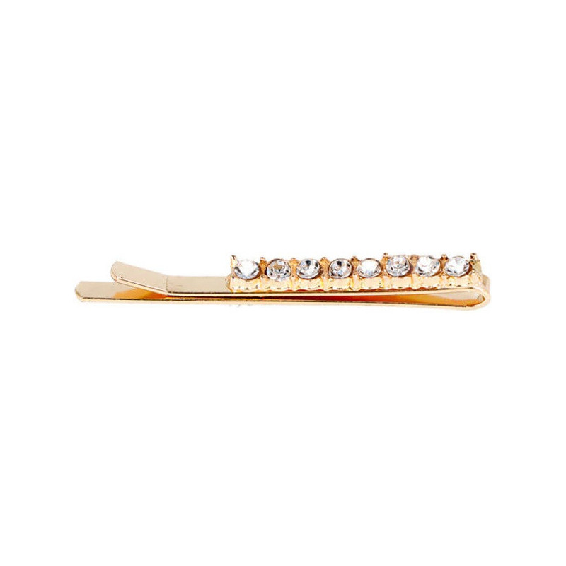 Ændeclips, guld, med perler, 5,5 cm,...