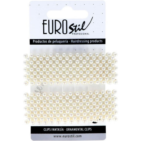 Dekorativ spænde med perler, guld, 5 cm 2 stk.