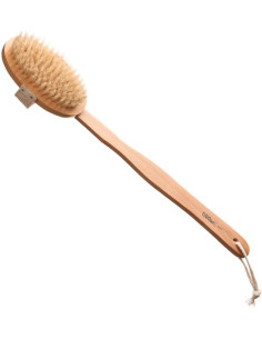 Natural Fiber Wood Bath Brush