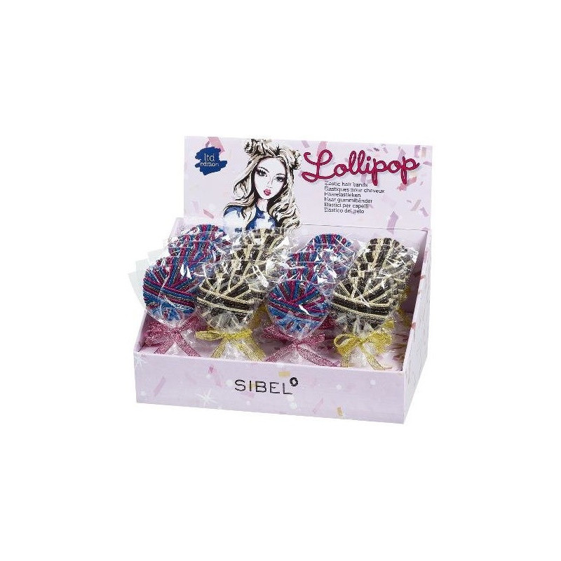Hårelastikker, sæt med 24 stk. i en...