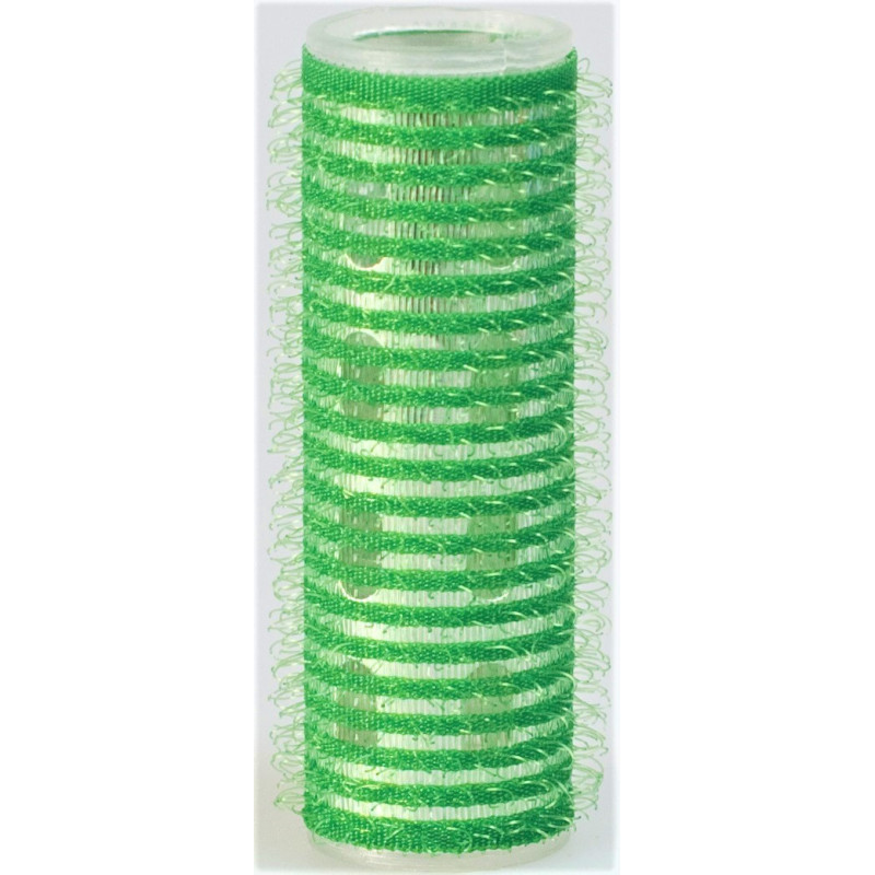 Hårkrøller, 21 mm, grønne 12 stk.