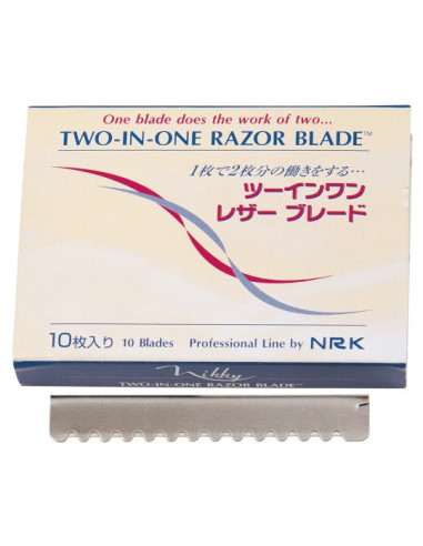 Barberblade, blad + kam 2-i-1