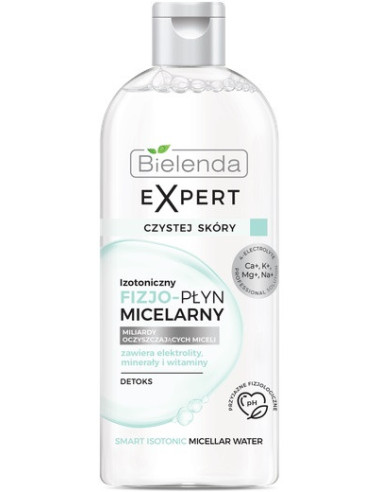 CLEAN SKIN EXPERT Micelārais šķidrums izotonisks, detoksificējošs 400ml