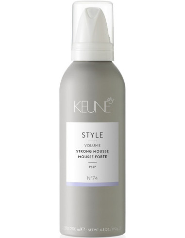 Keune Style Strong Mousse - stipras fiksācijas putas matu apjomam 200ml