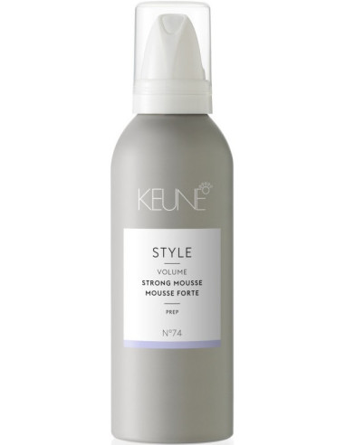 Keune Style Strong Mousse - stipras fiksācijas putas matu apjomam 75ml