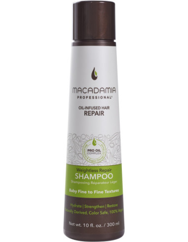 MACADAMIA Vægtløs Reparerende Shampoo...