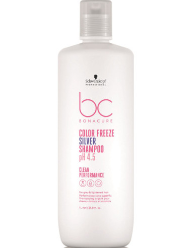 BONACURE COLOR FREEZE Sølvshampoo 1000ml
