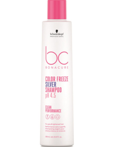 BONACURE COLOR FREEZE Sølvshampoo 250ml