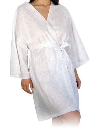 Kimono, non-woven materiale, hvid,...