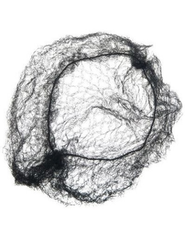 Hårnet, sæt, elastisk, nylon, sort, 2...