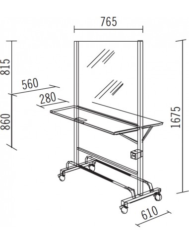 Kompakt mobilt frisørspejl S-cool