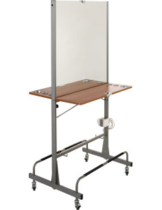 Kompakt mobilt frisørspejl...