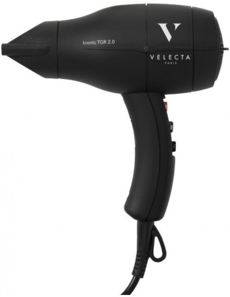 Hårtørrer Velecta ICONIC, TGR 2.0, kompakt, 2000W, sort