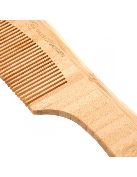 OLIVIA GARDEN Bamboo Touch-kam, blodcirkulationsforbedrende, bambus, nr. 2