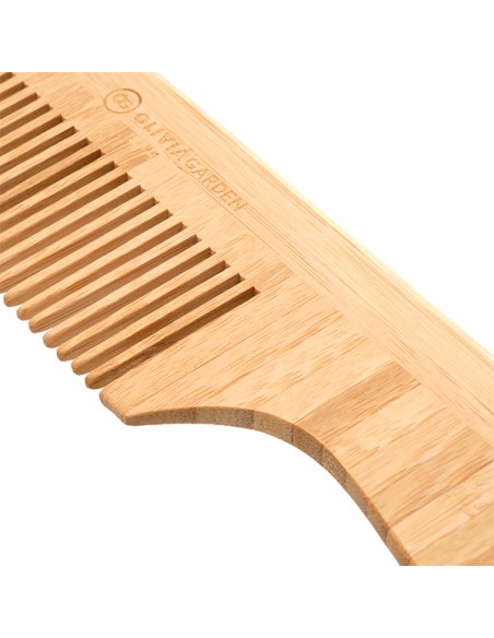 OLIVIA GARDEN Bamboo Touch-kam, blodcirkulationsforbedrende, bambus, nr. 3