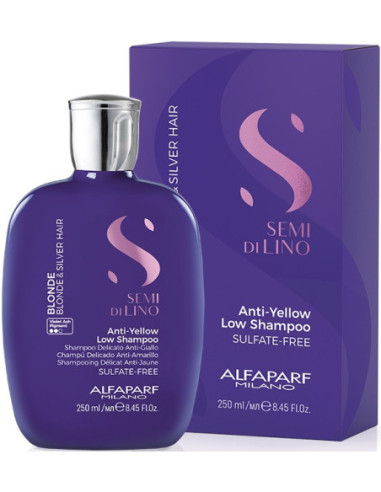 Semi Di Lino BLONDE Anti-Yellow šampūns blondiem un sirmiem matiem 250ml