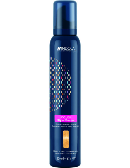 Indola Color Style Mousse Honningblond toning hårmousse 200ml