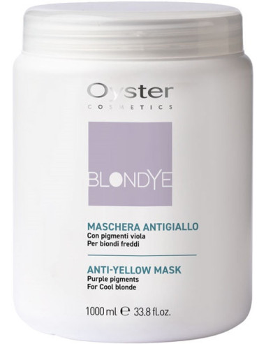 BLONDYE ANTI-YELLOW Hårmaske, neutral...