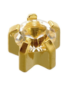 24 karat Z April øreringe i...