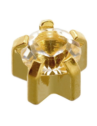 24 karat Z April øreringe i...