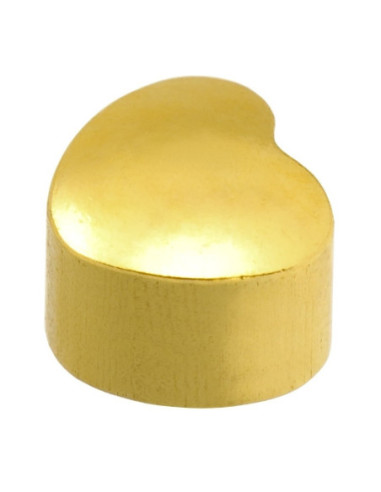 24ct Z hjerte øreringe, form, par