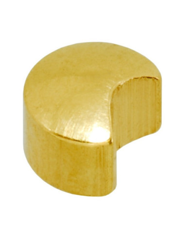 24 karat Z Moon øreringe, formet, par