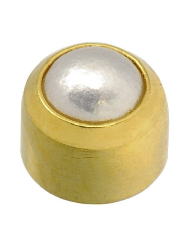 24 karat Z-perle, øreringe,...