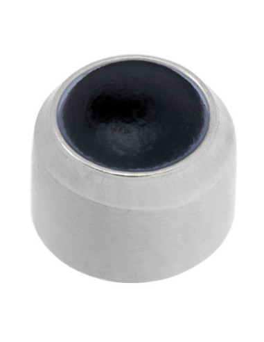 B Sorte onyx øreringe, cabachons, par