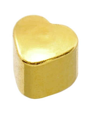 24ct Z MINI Hjerteøreringe, form, par
