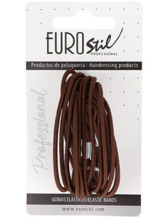 Hårelastikker, fine, brune,...