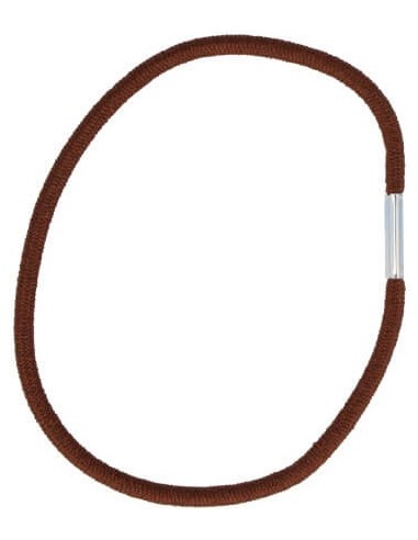 Hårelastikker, fine, brune, 15 stk.
