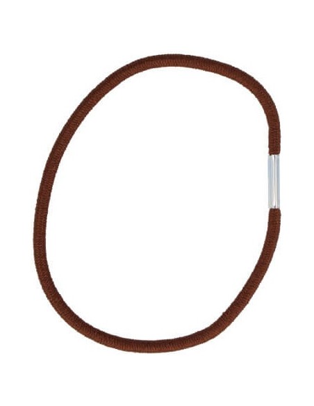 Hårelastikker, fine, brune, 15 stk.