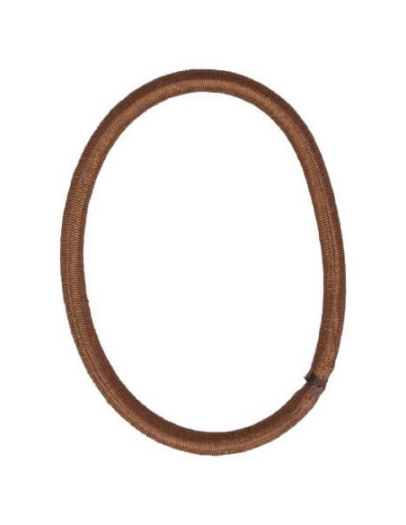 Hårbånd, tykke, brune, 10 stk.
