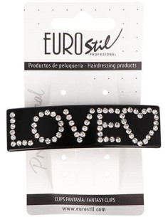 Hårspænde LOVE, sort