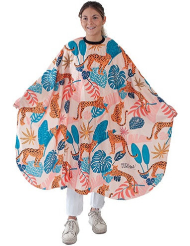 Børnekappe med leopardmotiver