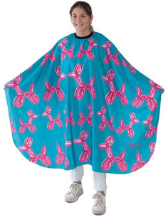 Skærekappe, blå med...