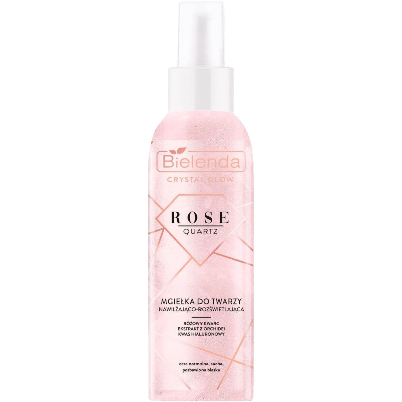 CRYSTAL GLOW ROSE QUARTZ moisturizing and lightening haze 200ml