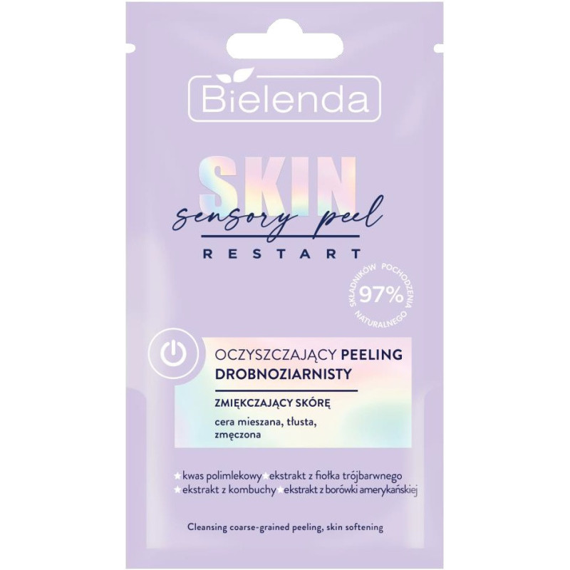 SKIN RESTART SENSORY PEEL Cleansing fine grained peeling softening the skin, 8g