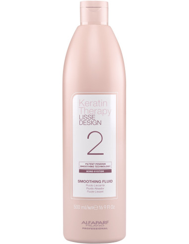 Keratin Therapy LISSE DESIGN taisnojošs fluīds matu taisnošanas procedūrām Nr.2, 500ml