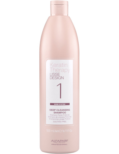 Keratin Therapy LISSE DESIGN dziļi attīrošs šampūns procedūrām Nr.1, 500ml