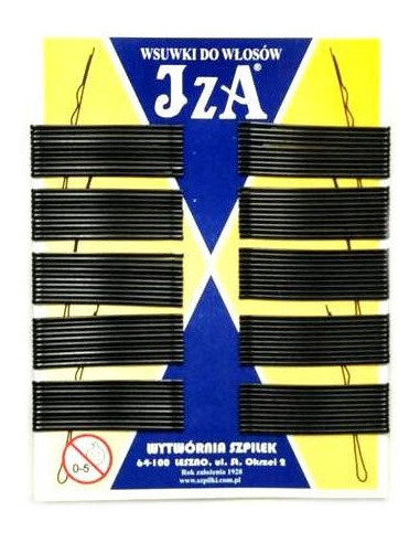 Hårspænder, bølgede, 60 mm, sorte,...