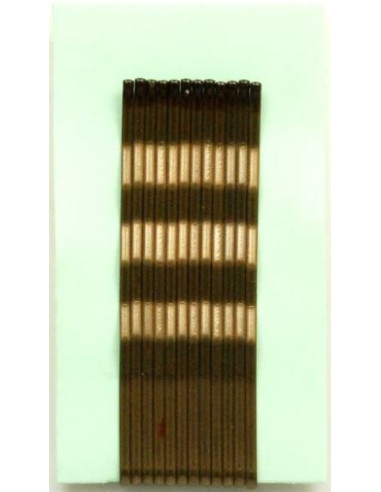 Hårspænder, bølgede, 70 mm, brune,...