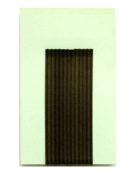Hårspænder, glatte, 6 cm, brune, 12 stk.