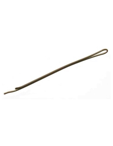 Hårspænder, glatte, 7 cm, brune, 100...