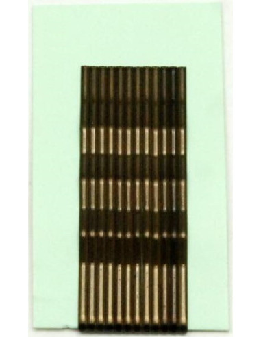 Hårspænder, bølgede, 7 cm, brune, 12...